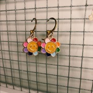 Smiley face earrings